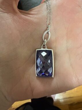 Swarovski Nirvana Tanzanite Pendant